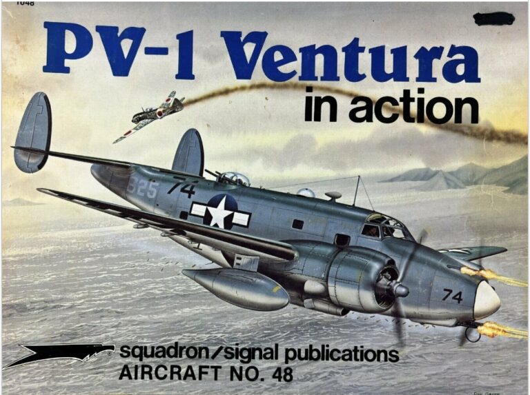 Good pictorial reference book, except for the cover art. On September 18, 1944 L.t Littleton of VPB-136 shot down a Ki-43 of the 54th Sentai, not a Ki-44 shown on the cover.
https://www.amazon.com/Lockheed-PV-1-Ventura-action-Aircraft/dp/B002L4QOS0