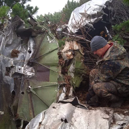 96V BuNo 49654 wreck site, 2021