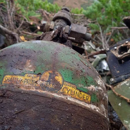 96V BuNo 49654 wreck site, 2021