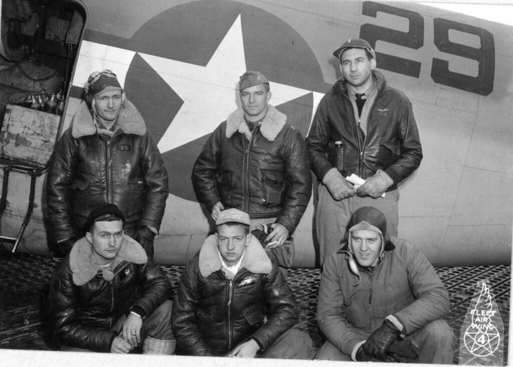 VB-135 crew of Lt. Holloway by a VB-139 PV-1 Ventura 29V BuNo 33352 Attu, Aleutian Islands, 5 May 1944