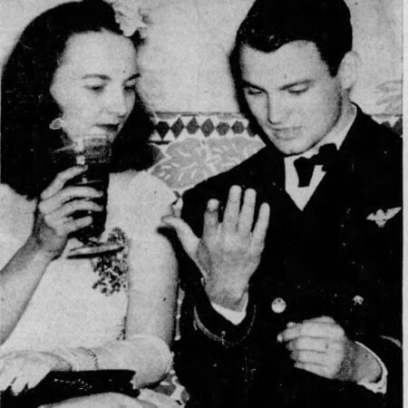 Lt. Walter S. Whitman of U.S. Navy VB-139 in dress uniform during World War II