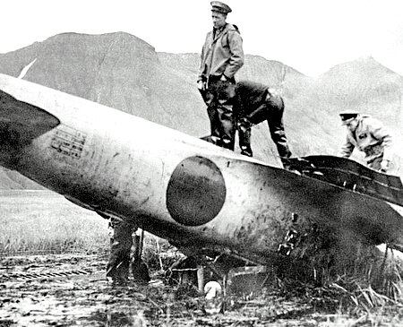 On July 1, 1942, Lt. William Theis of VP-41 reported a crashed Zero on the Akutan Island.