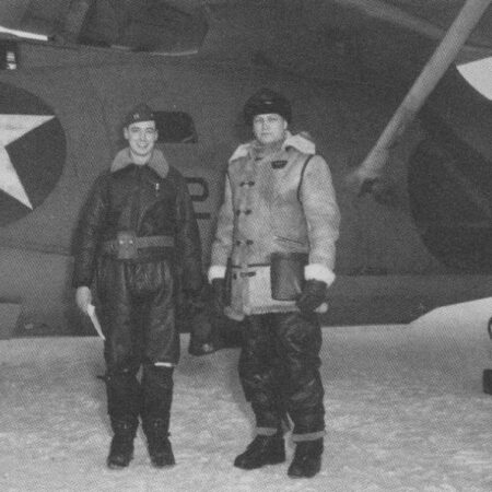 VP-41 Bill Theis with FAW4 CO Cmdr Leslie Gehres