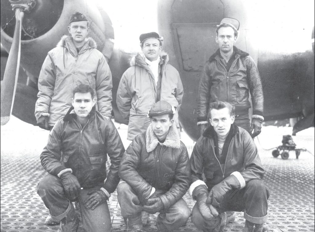 VB-139, Attu, 1944 Back row, L-R: Lt. Quentin Norem, pilot; Ens. Clifford Tambs, co-pilot; Walter Olinkiewicz, navigator. Front row: Andrew Baker, radioman; Robert F. Garcia, cameraman; Roy G. Nelson, gunner